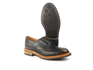 Bourton Country Shoe - Dafar Dark Brown Burnished