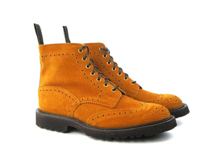 Stow Country Boot  - Golden Tan Suede