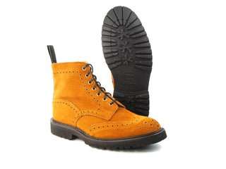Stow Country Boot  - Golden Tan Suede