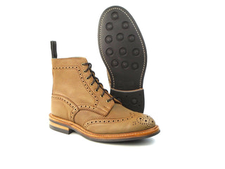 Stow Country Boot  - Taupe Shrunken Grain