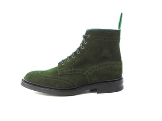 Stow Country Boot  - Deep Lichen Green Suede
