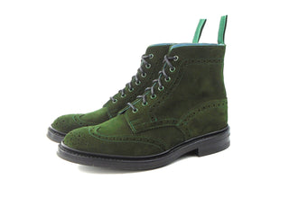 Stow Country Boot  - Deep Lichen Green Suede