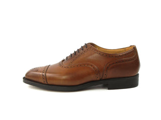 Kensington Toecap Oxford City Shoe - Beechnut