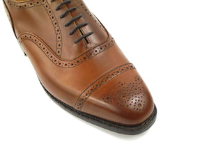 Kensington Toecap Oxford City Shoe - Beechnut