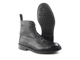 Burford Country Boot - Black Olivvia Scotch Grain