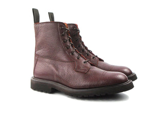 Grassmere Country Boot - Burgundy Olivvia Shrunken Grain