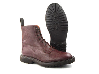 Grassmere Country Boot - Burgundy Olivvia Shrunken Grain