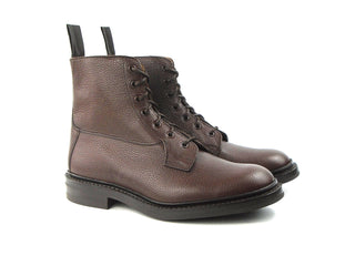 Burford Country Boot - Dark Brown Olivvia Scotch Grain