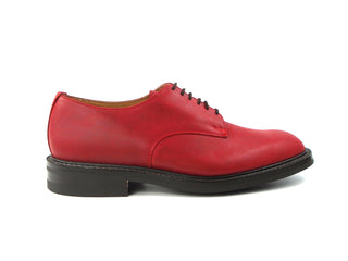 Dundee Plain Derby Shoe - Pittards Red Triton