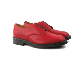 Dundee Plain Derby Shoe - Pittards Red Triton