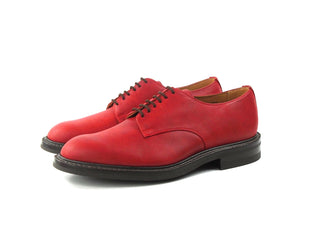 Dundee Plain Derby Shoe - Pittards Red Triton
