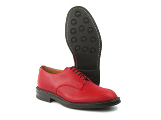 Dundee Plain Derby Shoe - Pittards Red Triton