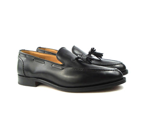Chelsea Tassel Loafers - Black Box Calf