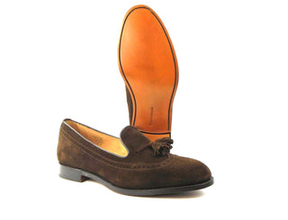 Leydon Tassel Loafer - Chocolate Repello Suede