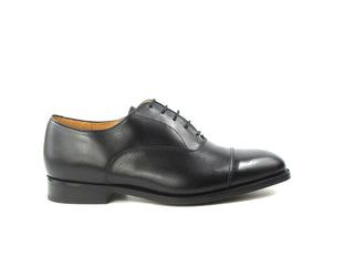 Boxwood Toe Cap Oxford -Black Box Calf
