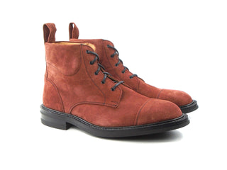 Charles Padded Boot - Ciligio Cherry Suede