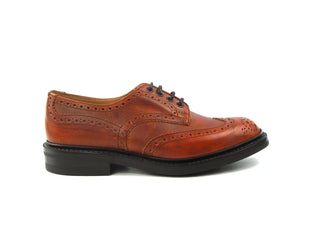 Bourton Country Shoe - Red/Orange Gold Flame Sultana