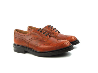 Bourton Country Shoe - Red/Orange Gold Flame Sultana