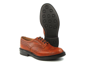 Bourton Country Shoe - Red/Orange Gold Flame Sultana