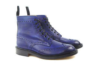 Stow Country Boot  - Navy Funchal Calf (Training Sample)