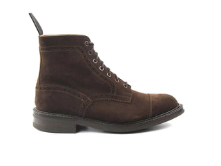 Brogue Country Boot  - Chocolate Suede (Training Sample)