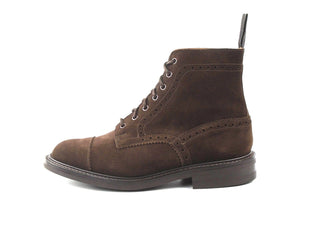 Brogue Country Boot  - Chocolate Suede (Training Sample)