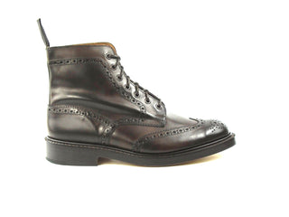 Malton Country Brogue Boot - Espresso Burnished