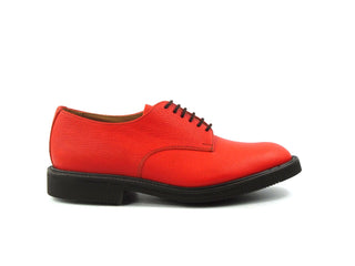 Dundee Plain Derby Shoe - Orange Olivvia Scotch Grain