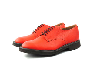 Dundee Plain Derby Shoe - Orange Olivvia Scotch Grain