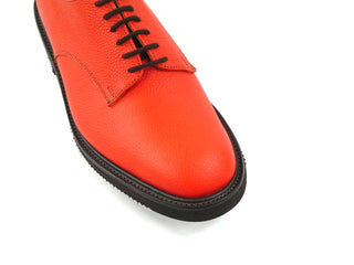 Dundee Plain Derby Shoe - Orange Olivvia Scotch Grain