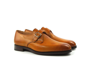 Mayfair Single Monk Shoe - 1001 Burnished