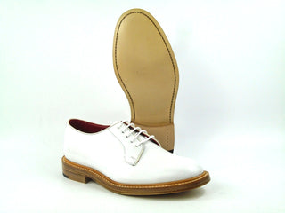 Robert Derby Shoe - White Aniline