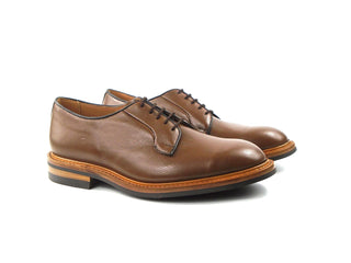 Robert Derby Shoe - Coffee Pepperpot Calf