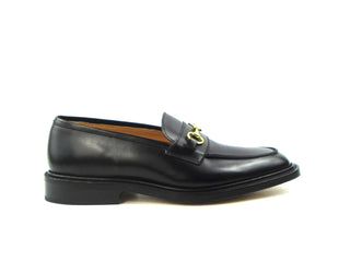Saddle Loafer - Black Box Calf