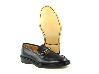 Saddle Loafer - Black Box Calf