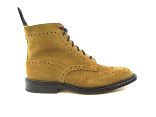 Stow Brogue Boots - Cola Suede (Training)
