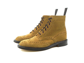 Stow Brogue Boots - Cola Suede (Training)