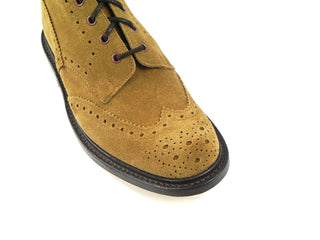 Stow Brogue Boots - Cola Suede (Training)