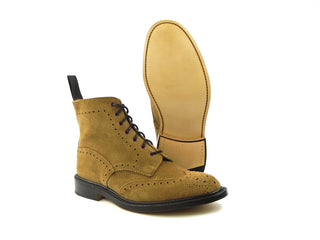 Stow Brogue Boots - Cola Suede (Training)