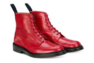 Stow Country Boot  - Red Calf