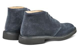 Aldo Chukka Boot - Navy Eco Buck - R E Tricker Ltd