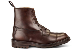 Allan Toe Cap Boot - Brown Cutter