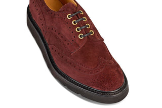 Bourton Country Shoe - Barolo Castorino Suede - R E Tricker Ltd