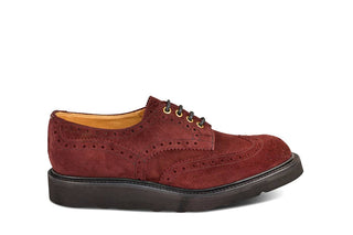 Bourton Country Shoe - Barolo Castorino Suede - R E Tricker Ltd