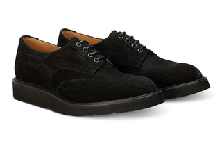 Bourton Country Shoe - Black Castorino - R E Tricker Ltd