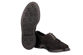 Bourton Country Shoe - Black Hydro Nubuck - R E Tricker Ltd