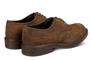 Bourton Country Shoe - Brown Hydro Nubuck - R E Tricker Ltd