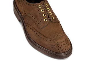 Bourton Country Shoe - Brown Hydro Nubuck - R E Tricker Ltd