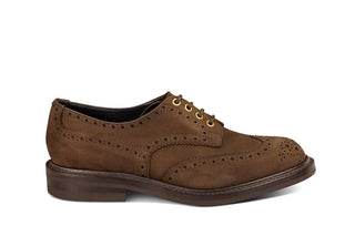 Bourton Country Shoe - Brown Hydro Nubuck - R E Tricker Ltd