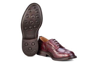 Bourton Country Shoe - Burgundy Museum - R E Tricker Ltd